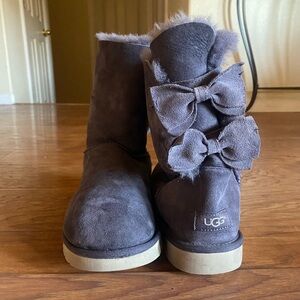 purple bow ugg boots